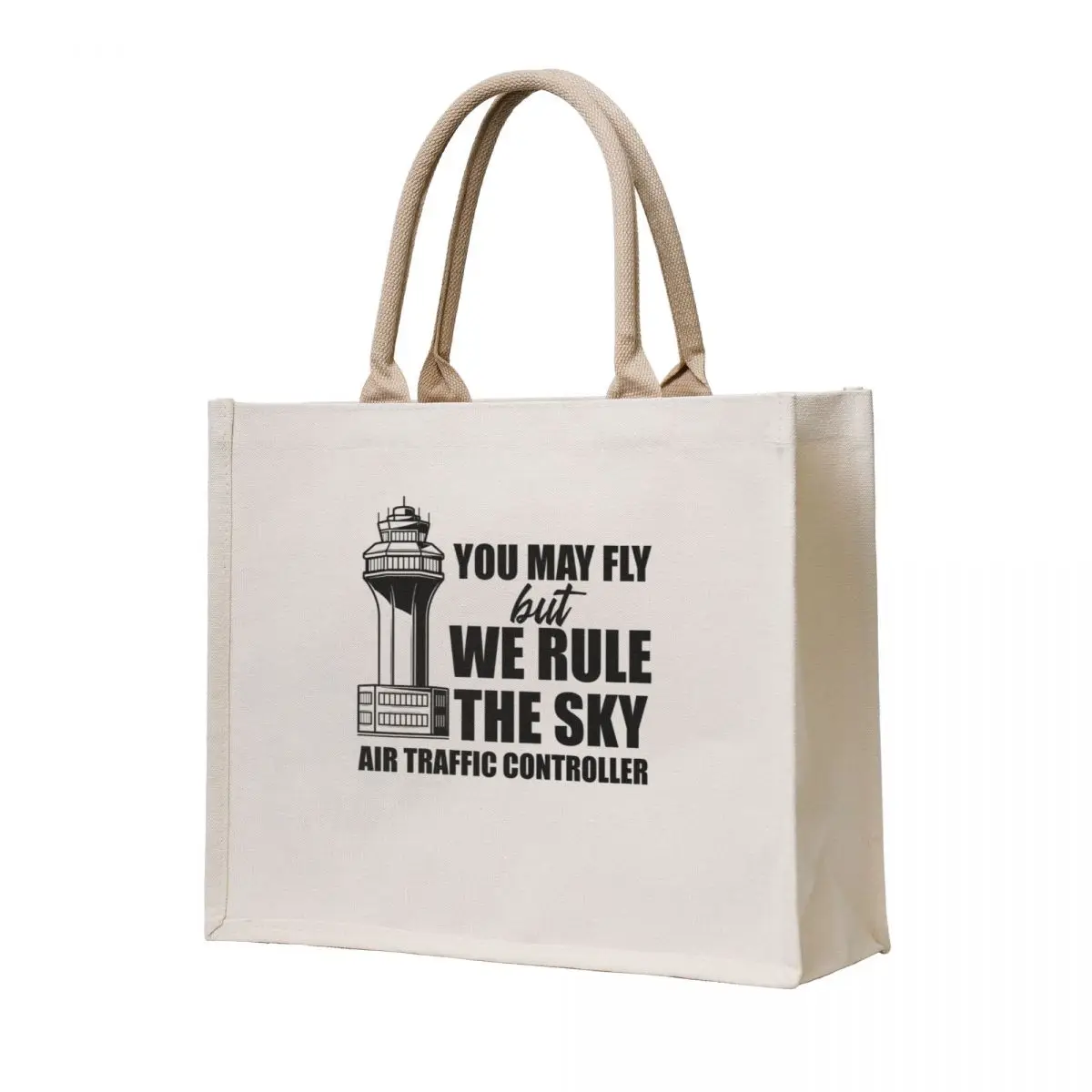 

Funny Air Traffic Controller - Aviation Lover - Airplanes Enthusiast - We Rule The Sky Tote Bag tote bag university