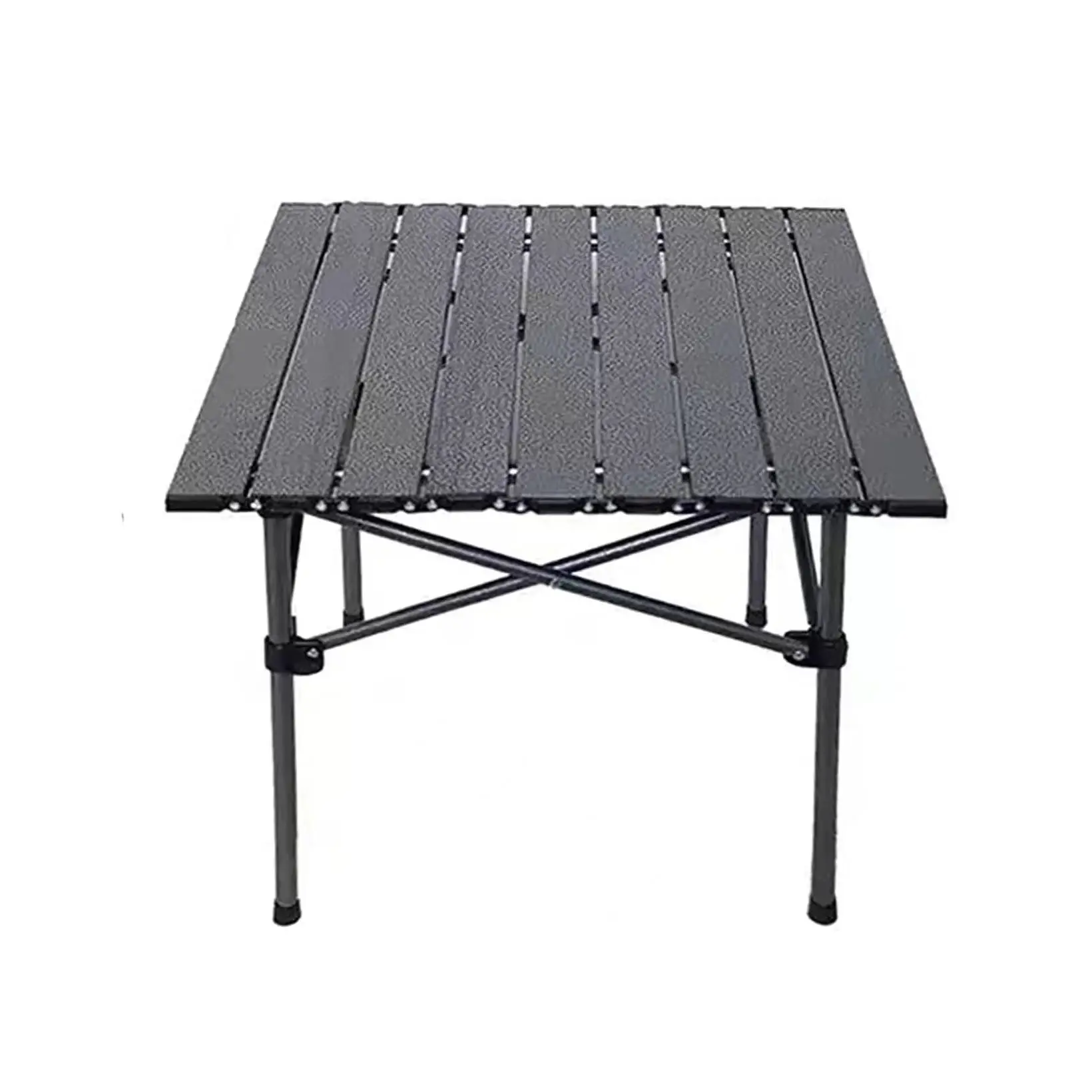 Outdoor Camping Folding Table，Lightweight Folding Table with Aluminum Table Top and Carry Bag, Easy to Carry,53×51×50cm