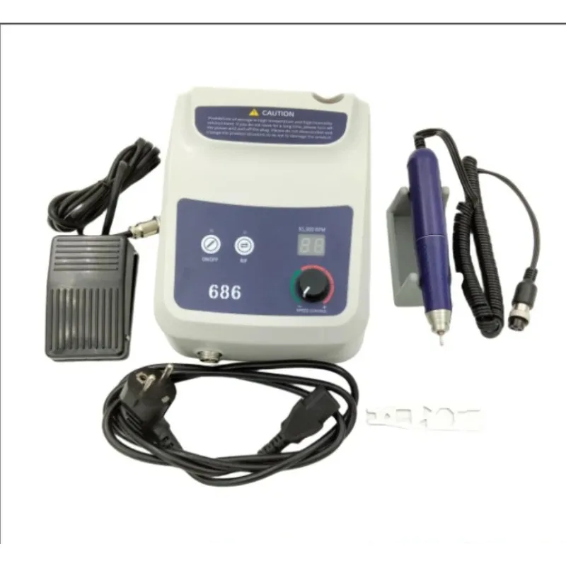 Tooth Machine 686 Jade Carving Machine Small Brushless Polishing Machine, Wood Core Jade Carving, Dental Electric Carving Tool