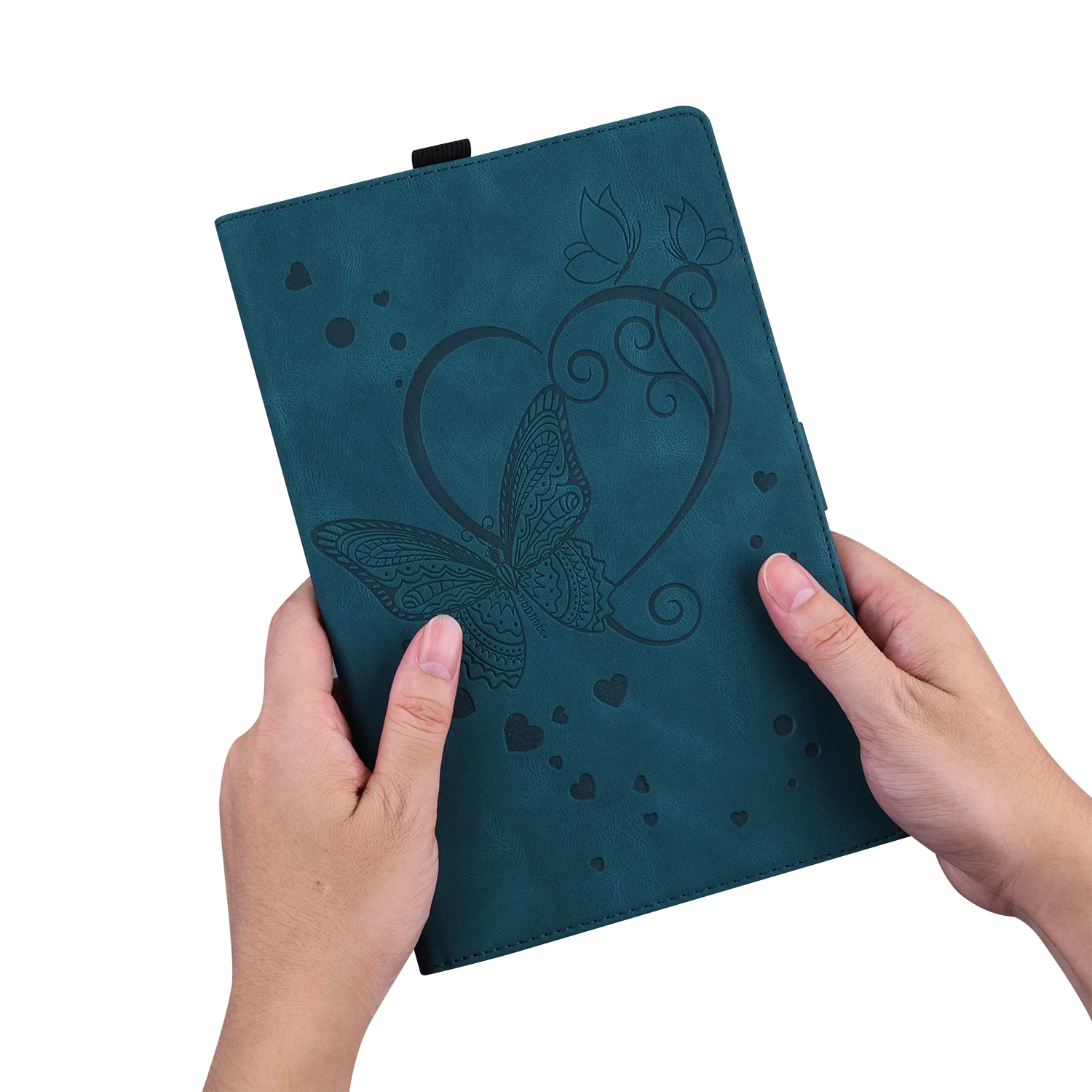 Étui à rabat antichoc en cuir avec motif papillon pour Apple iPad Air 11, coque portefeuille avec fente pour carte, sommeil rapide, 2024 pouces, 11.0