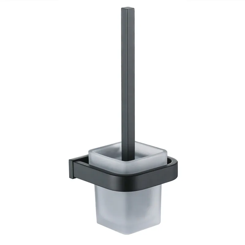 

Household toilet brush cover creative bathroom toilet toilet wash black long handle no dead ends cleaning brush