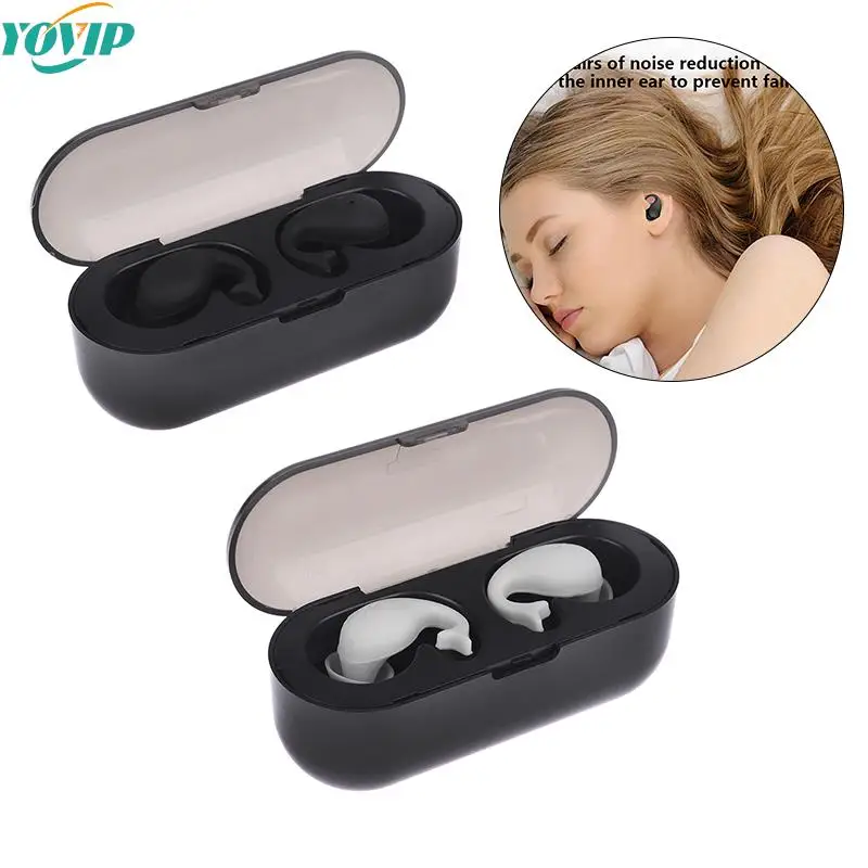 Silicone Earplugs Noise Reduction Ear Plugs For Travel Study Sleep Waterproof Hear Safety Anti-noise Ear Protector Sleep-Aid