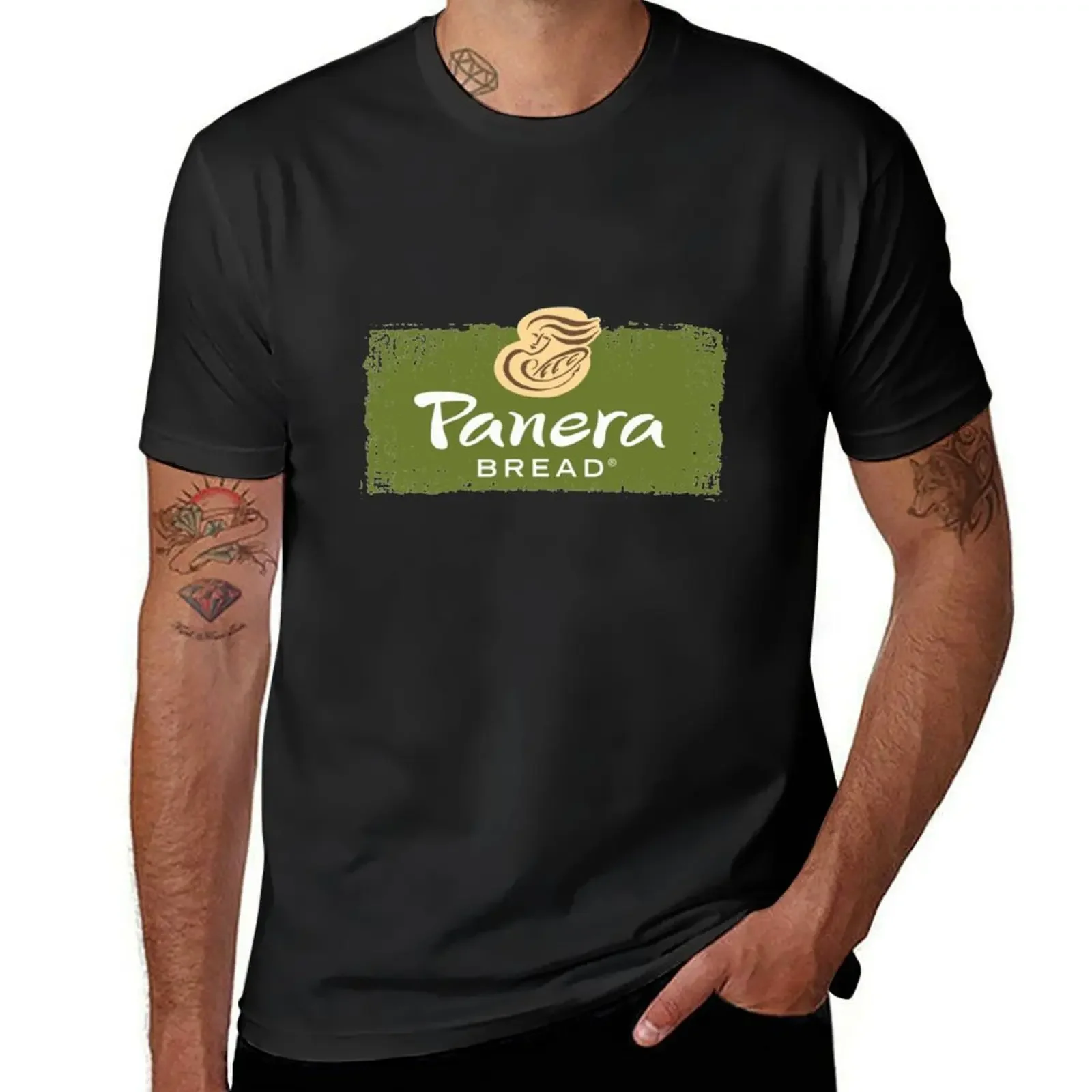 Panera Bread T-Shirt basketball graphic tees anime blue archive korean fashion designer t shirt men