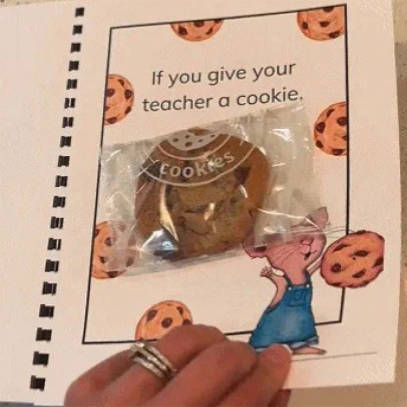 If You Give Your Teacher A Cookie, Teacher Appreciation Gift Book, Creativeand Thoughtful Gift For Teacher, Gift