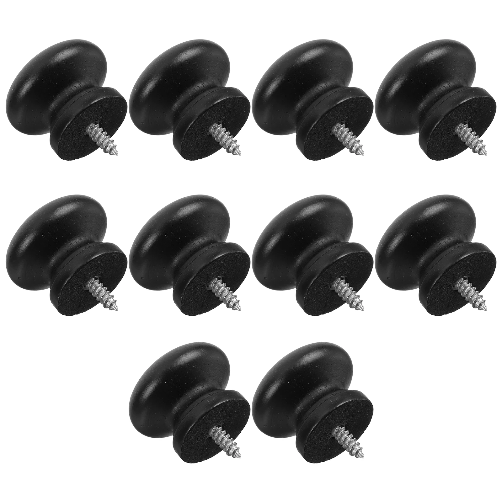 

10 Pcs Solid Wood Handle Cabinet Kitchen Knobs niture Handles for Dresser Drawer