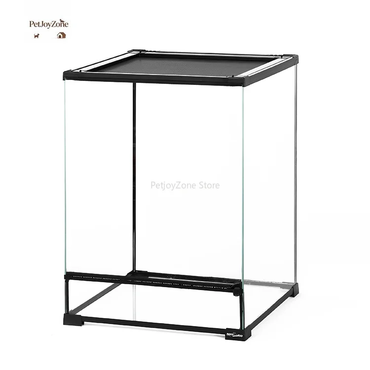 

PetJoyZone 32 Gal 121.5 L Custom Black Eco-Friendly Reptile Terrarium & Cage With 600x450x450mm Dimensions For Snakes Chameleons