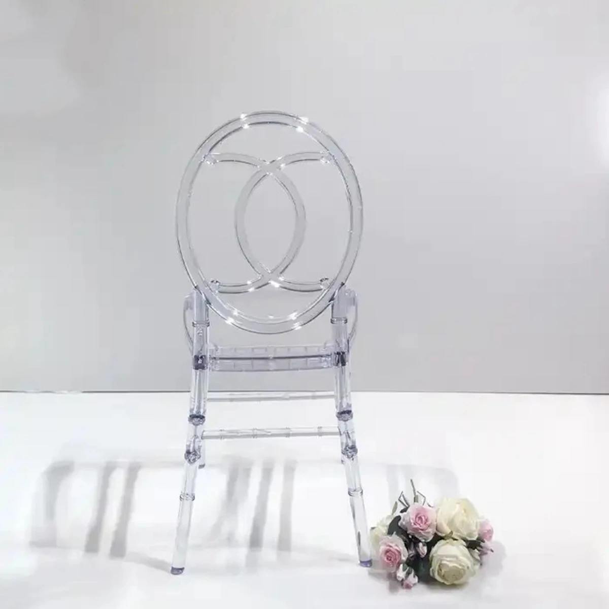 30pcs）new design Transparent crystal wedding party chiavari clear chair 103