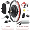 20 インチ電動自転車後輪変換キット 48V 1000W、LED ディスプレイとブラシレス コントローラー付き電動自転車変換キット 1