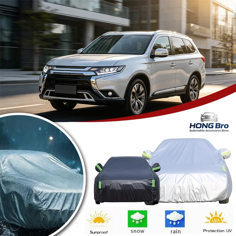 

For Mitsubishi Outlander 2003-2023 Full Car Cover Outdoor Auto Sun Shade, Anti-UV, Snow Rain Protection, Waterproof & Dustproo