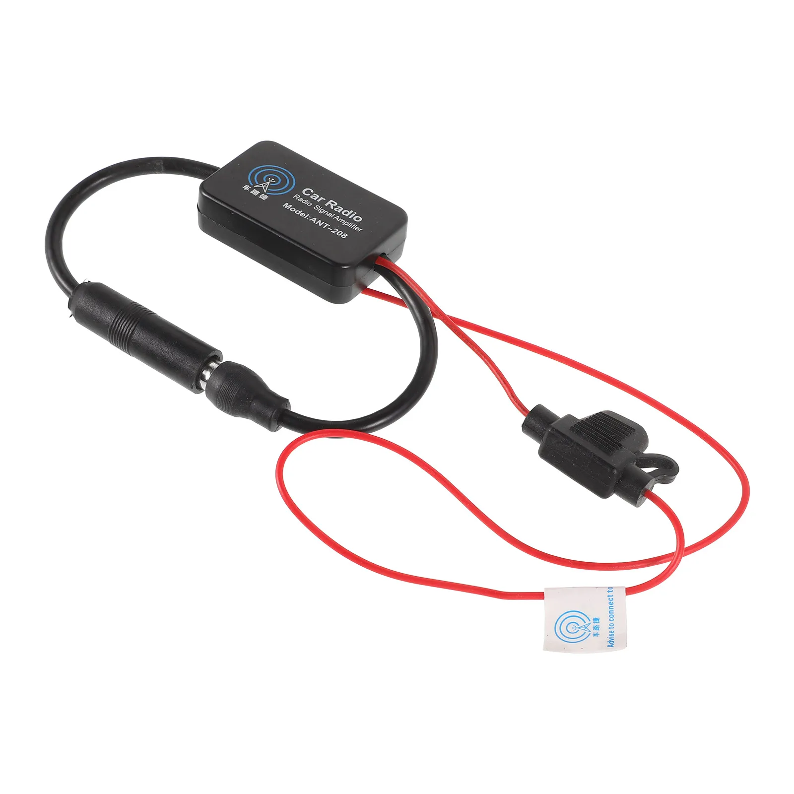 

1 Set Car Antenna Booster Signal Amplifier Automatic Radio Antenna Adapter FM AM Compact Durable Antenna Expander