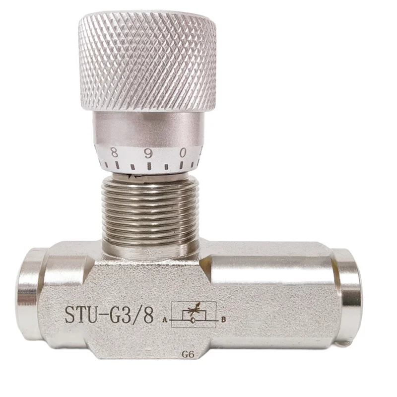 

VELIF-STU-G3/8 Гидравлический дроссельный клапан STU Клапан регулирования расхода Односторонний контроль скорости цилиндра высокого давления