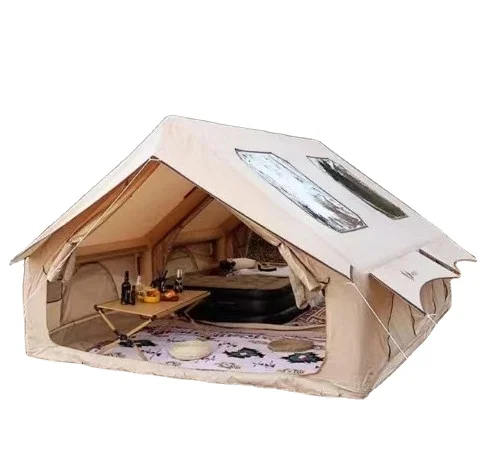 

Two Room Large Inflatable Tent House for Camping Adult 8-10 Person