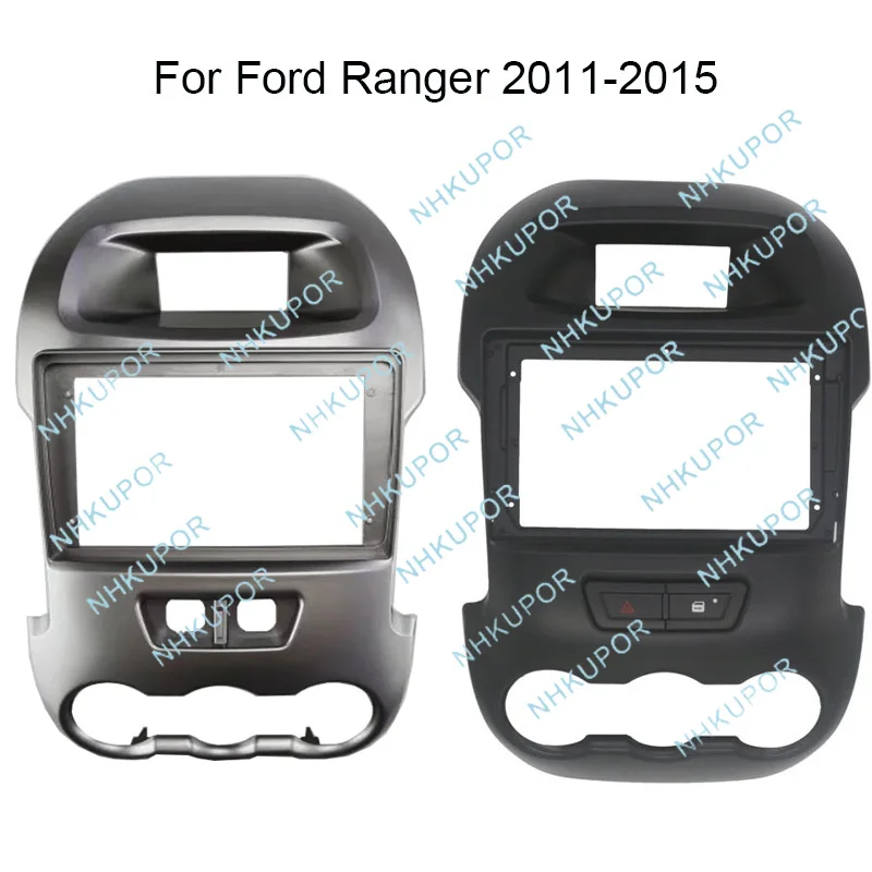 Car Radio Fascia For Ford Ranger 2011 2012 2013 2014 2015 Auto Stereo Audio Player Dash Panel Frame Kit Bezel Faceplate