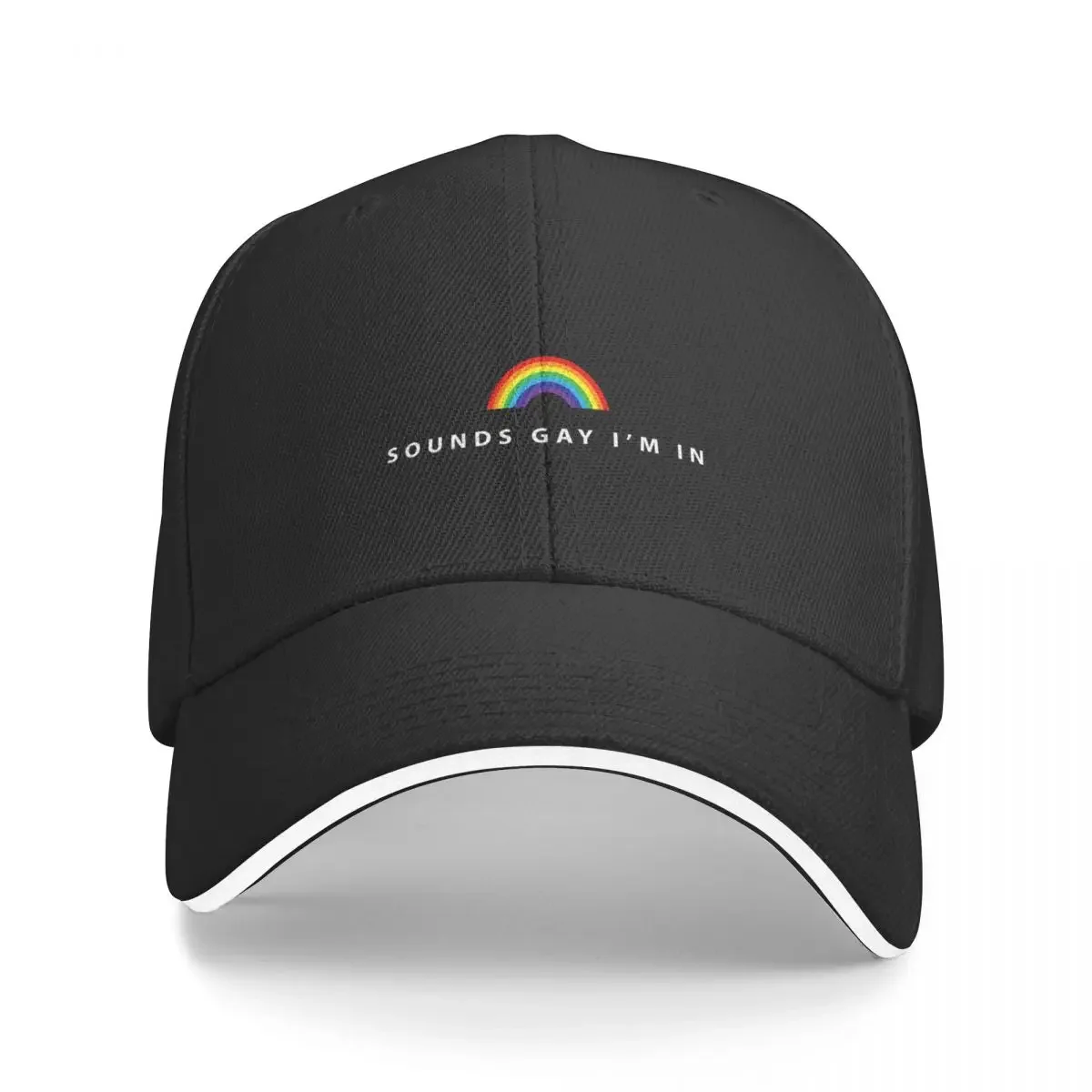 

Sounds gay Im in Baseball Cap Uv Protection Solar Hat Icon foam party Hat For Women Men's