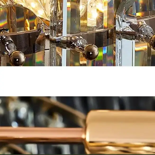 Luxury Led Crystal Chandelier European Luxury Living Room Lamp New Post-modern Minimalist Restaurant