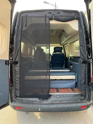 Ekran przeciw muchom na dach średnio wysokie Camper moskitiera z siatki robaków Fit Ford Transit, ramka Promaster,VW Crafter,Iveco