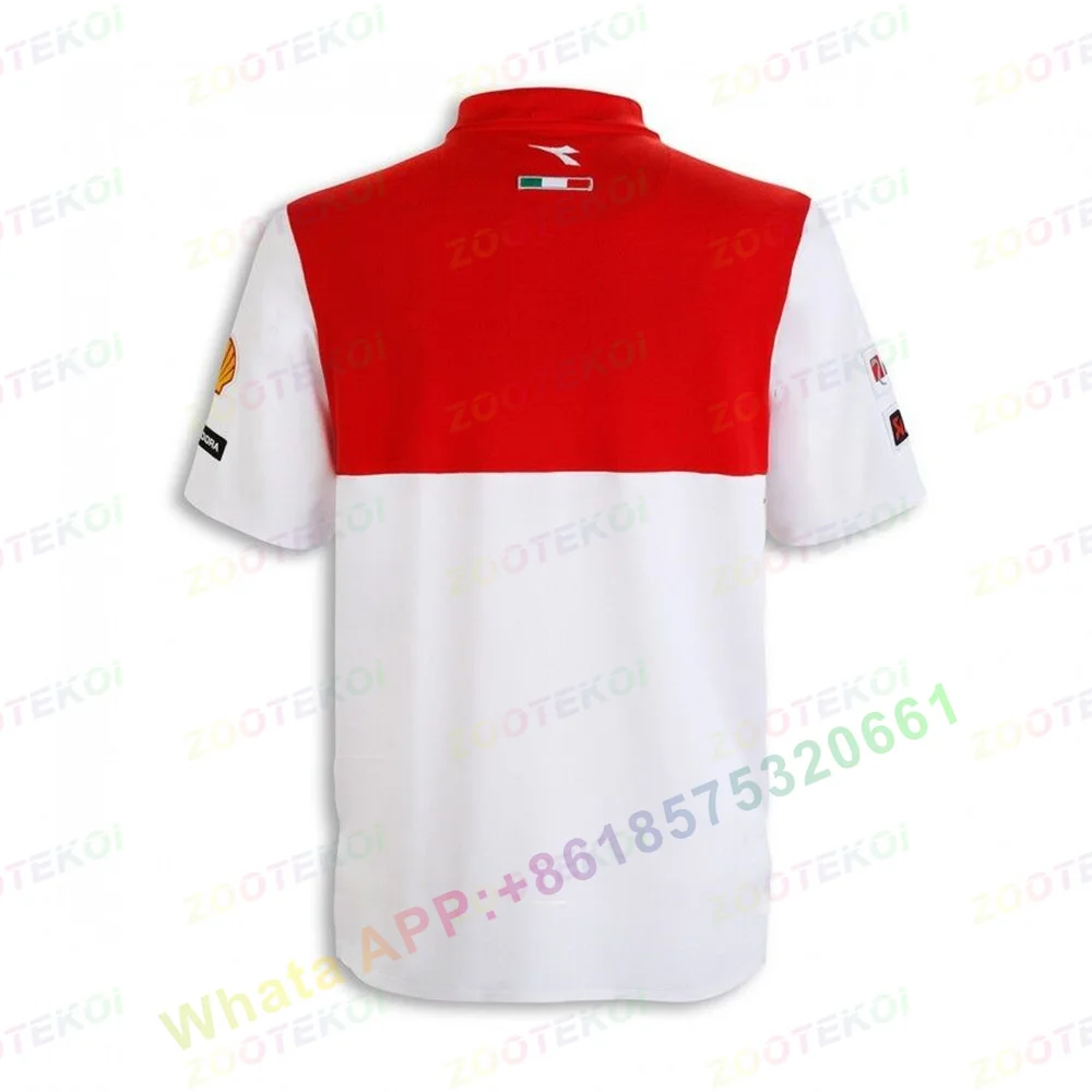 NEW Moto For DUCATIFUL PRAMAC Racing Team Polo Shirt Button Lapel Men's Motorcycle Polyester Summer Quick-dry Breathable Do Not