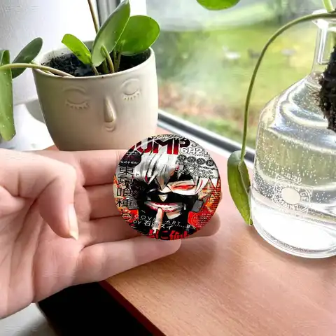 Anime Tokyo Ghoul Anime Knappnål Handgjord Brosch För Kläder Tecknad Badge Ryggsäck Dekoration Smycken Accessoarer 8 best sales Tokyo Ghoul-nål - №8