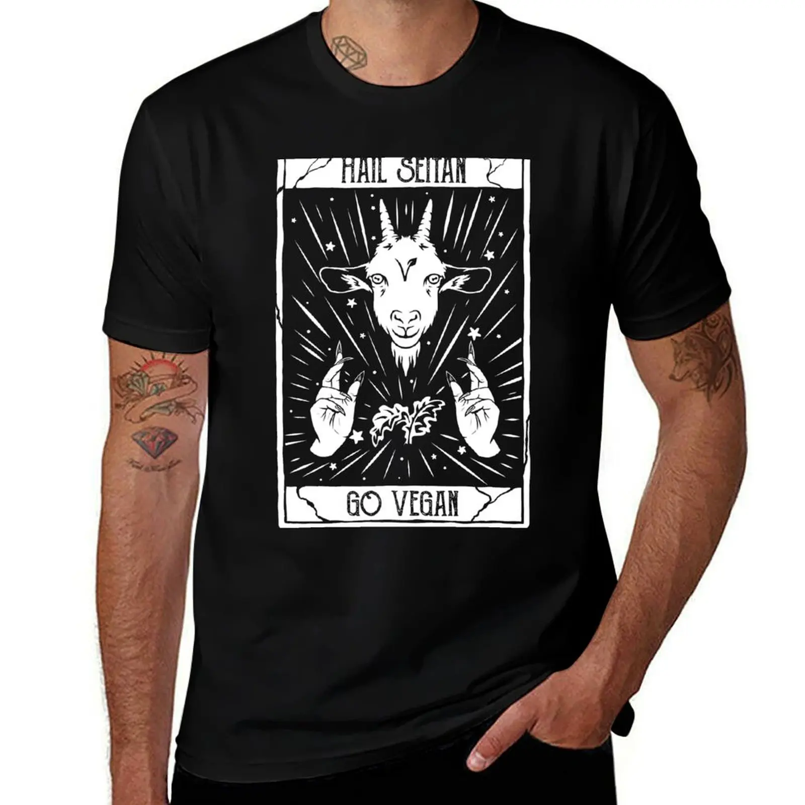 

man Vegan. funny for Seitan, T-Shirt design Seitan Funny seitan shirts t veganism of veganism cotton Hail Go