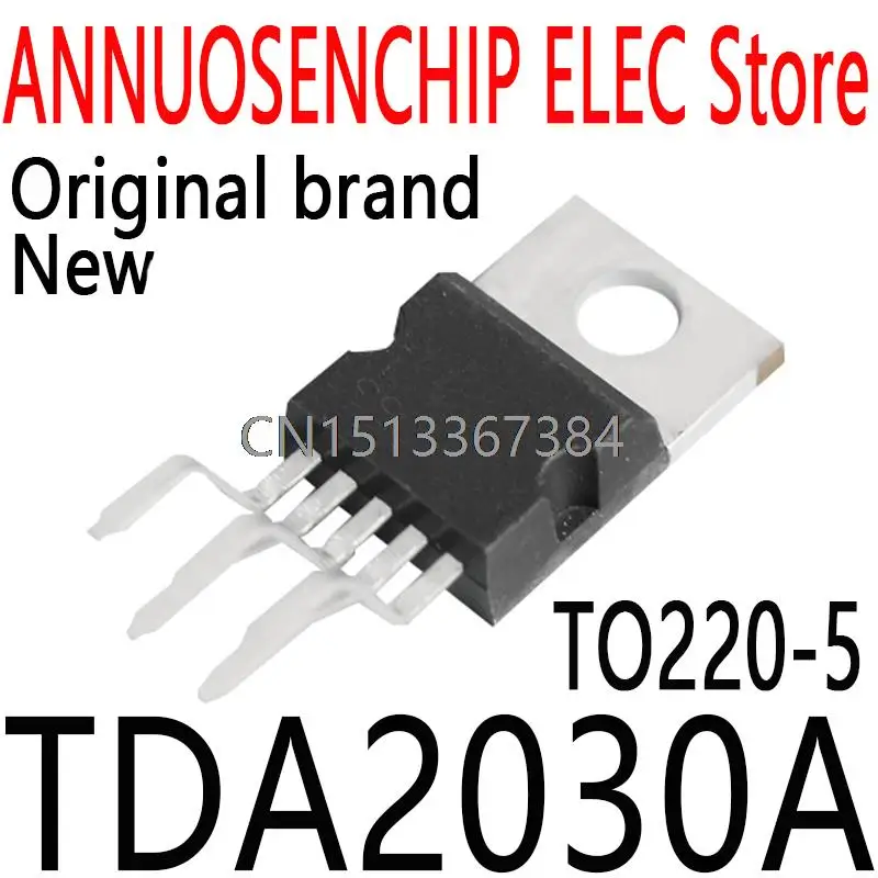 10PCS New and Original TDA2030 TO-220-5 5PIN TDA2030A