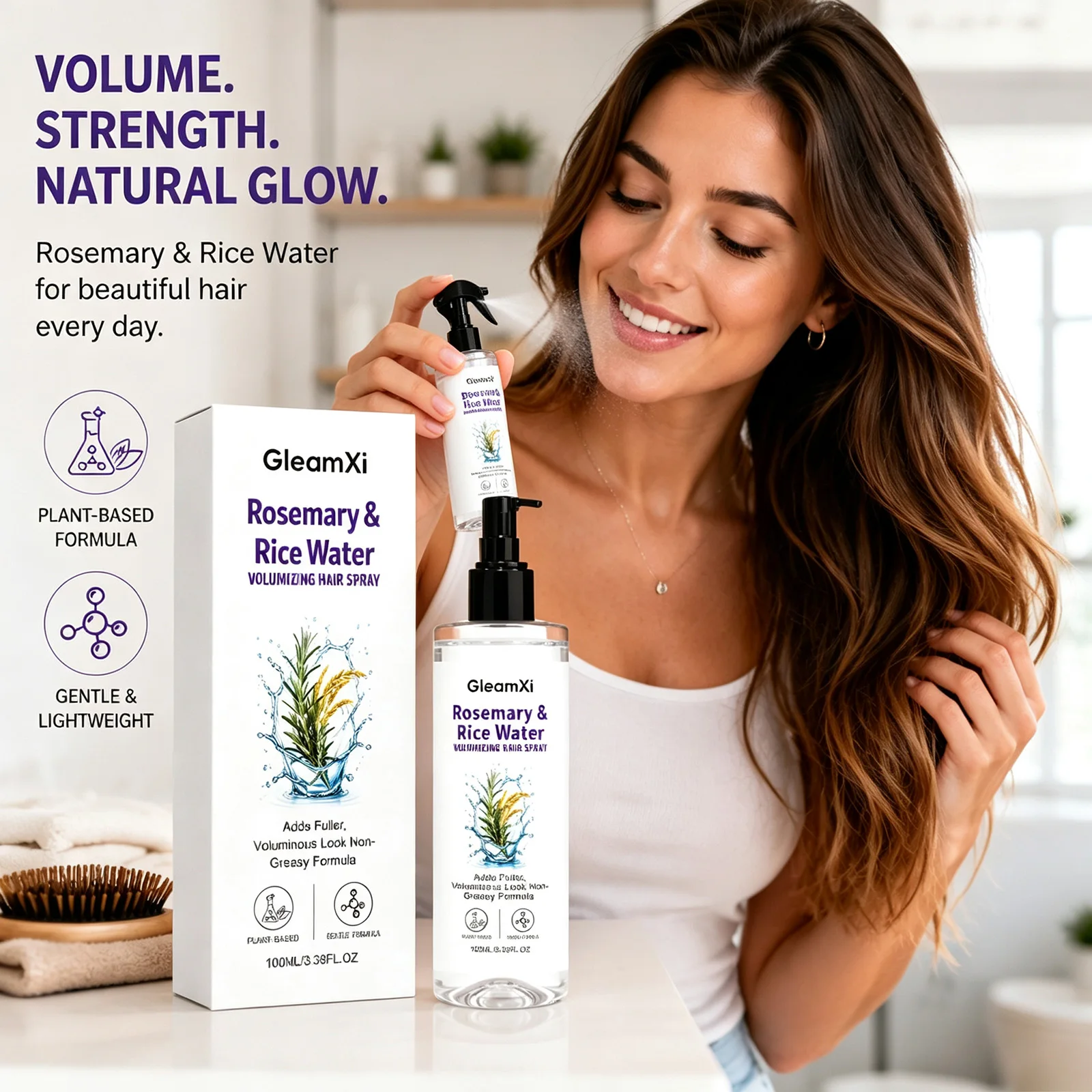 Rice Water Hair Volumizing Spr - đánh giá và giá Hair Care With Rice Water