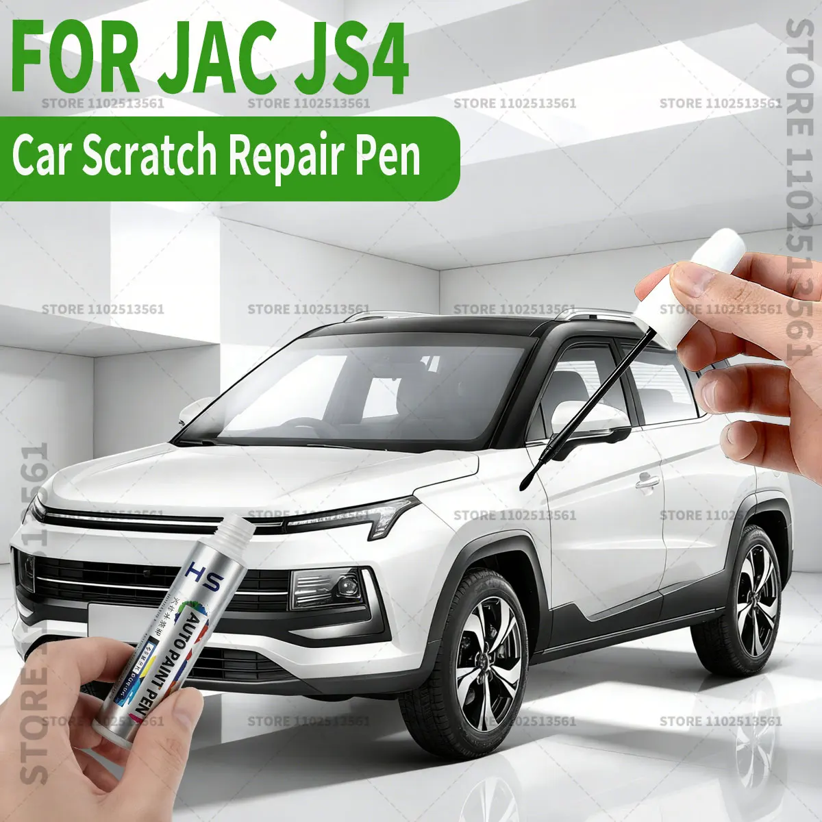 

Ручка-корректор для ремонта автомобильной краски JAC JS4, аксессуары для устранения царапин, цвета: черный, коричневый, красный Carmana, синий Dream, перламутрово-белый, серый