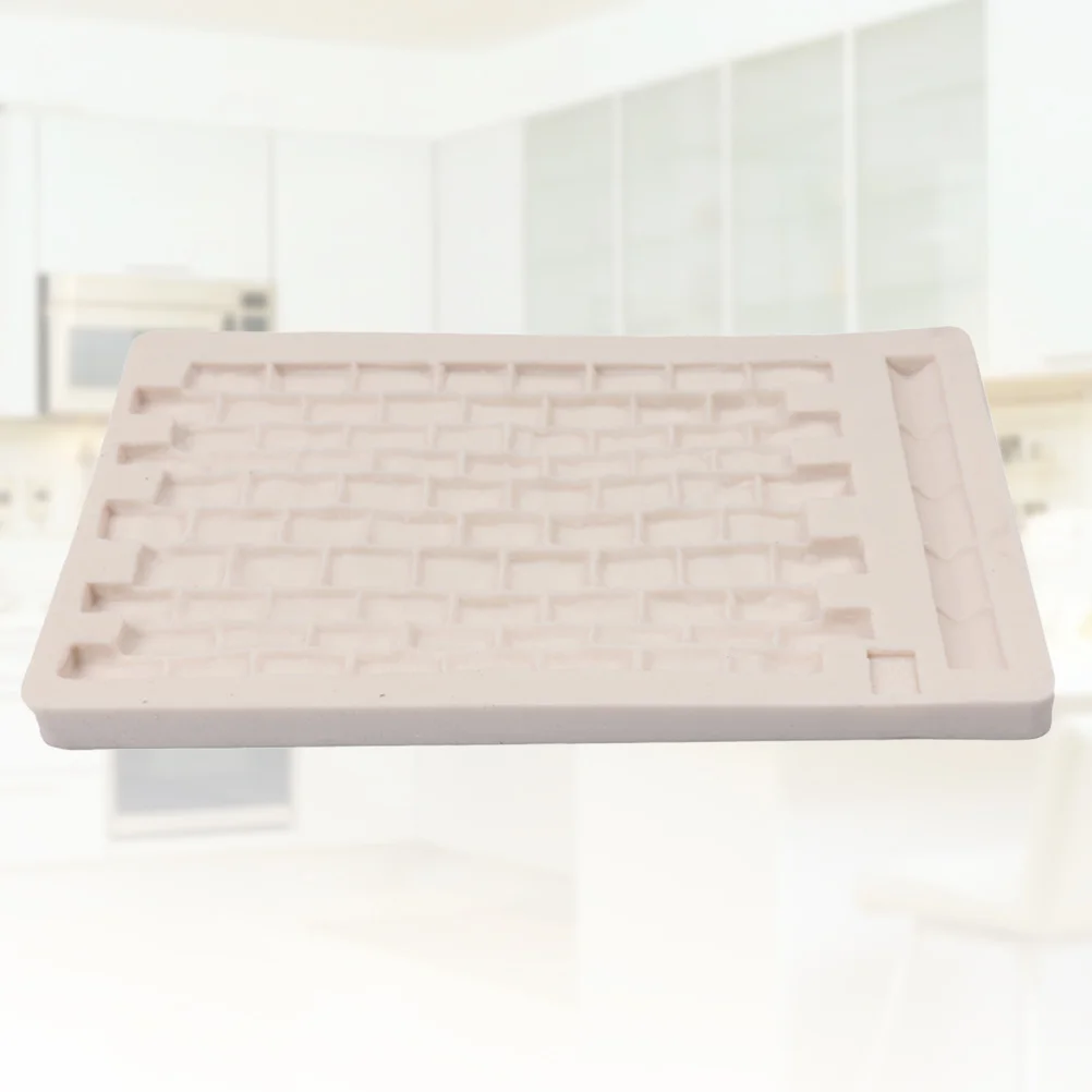 

Fondant Mold Silicone Brick Wall Pattern Easy Release for DIY Cakes Cupcakes Chocolate Molds Baking and Cooking Creativity