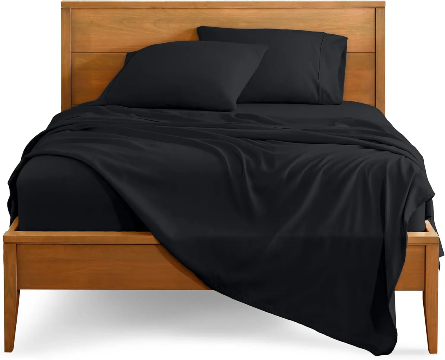 

Queen Sheet Set - Luxury 1800 Ultra-Soft Microfiber Queen Bed Sheets - Double Brushed - Deep Pockets - Easy Fit - 4 Piece Set -
