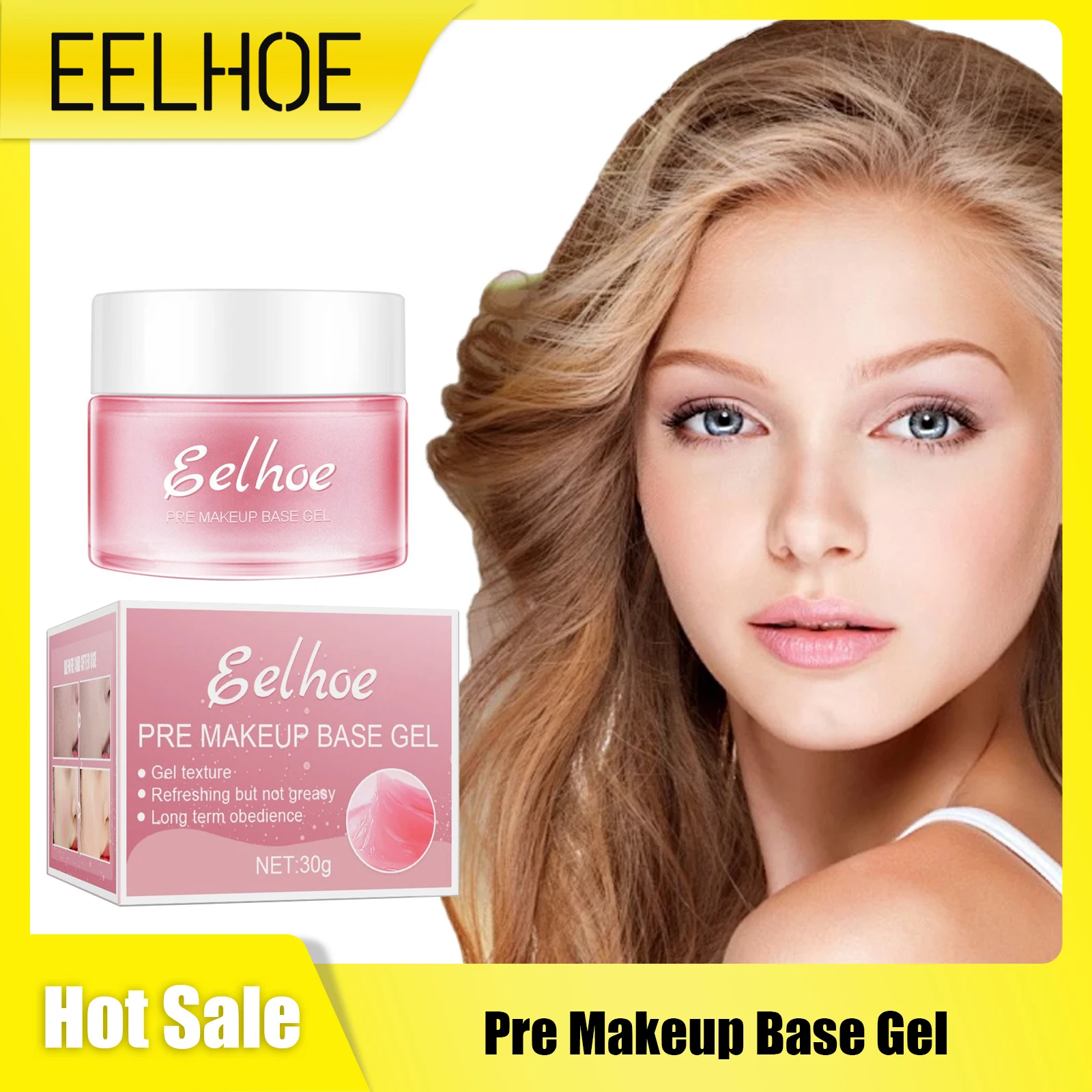 

Pre Makeup Base Gel Oil Control Invisible Pores Long Lasting Moisturizing Isolation Primer Base Makeup Full Coverage Foundation