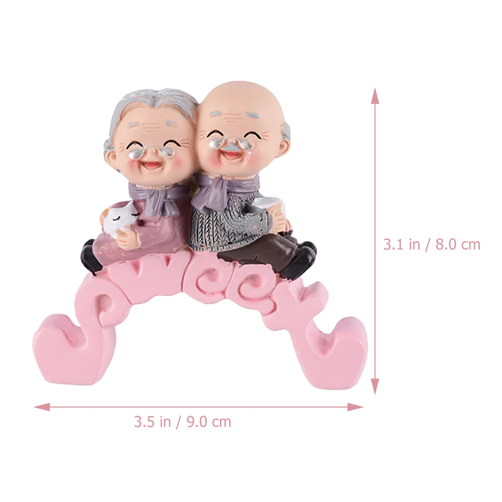 

1Pcs Sweet Lover Resin Cake Decorative Topper Cartoon Style Wedding Birthday Anniversary Party Cake Pick Themed Party Supplies