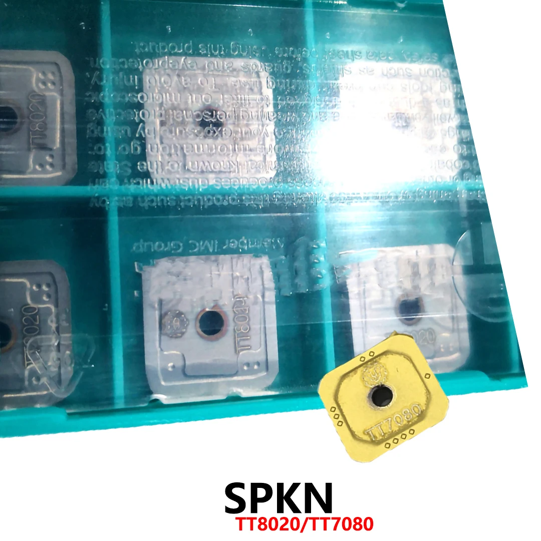 

Оригинальные твердосплавные пластины SPKN1203EDR-HPN TT8020 SPKN1504EDTR-HPN TT7080 SPKN SPKN1203 EDR SPKN1504 EDTR Держатель инструментов для лезвий с ЧПУ