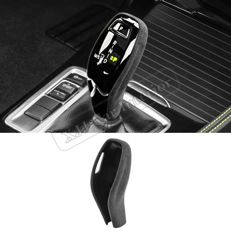 

Для BMW X1 X2 1 2 серии F40 F52 F48 F39 U11 2020-2025: накладка на ручку переключения передач из замши, самоклеящаяся, для декора салона автомобиля