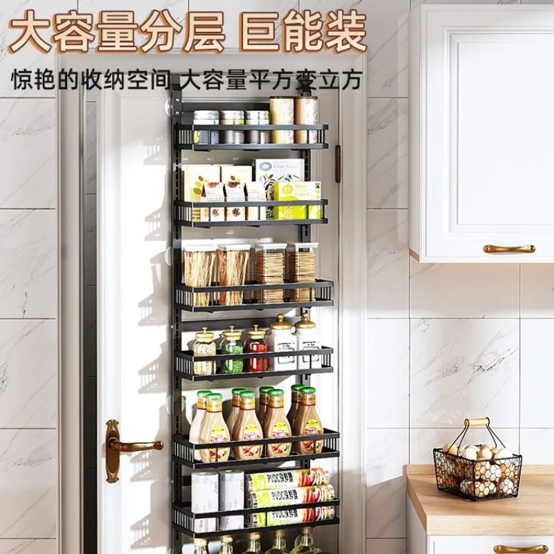 over-the-door-pantry-organizer-wall-mounted-layer-spice-rack-metal-adjustable-hanging-baskets-behind-the-door-6-tier-mesh-holder