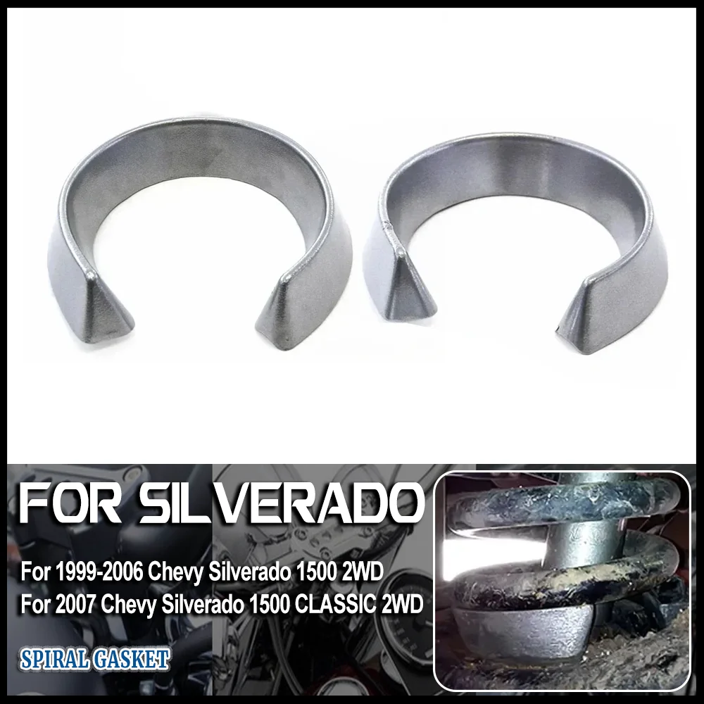 2.5 Inches Lift Leveling Kit Coil Spring Spacer Set for Chevrolet Silverado 1500 2WD 1999-2007