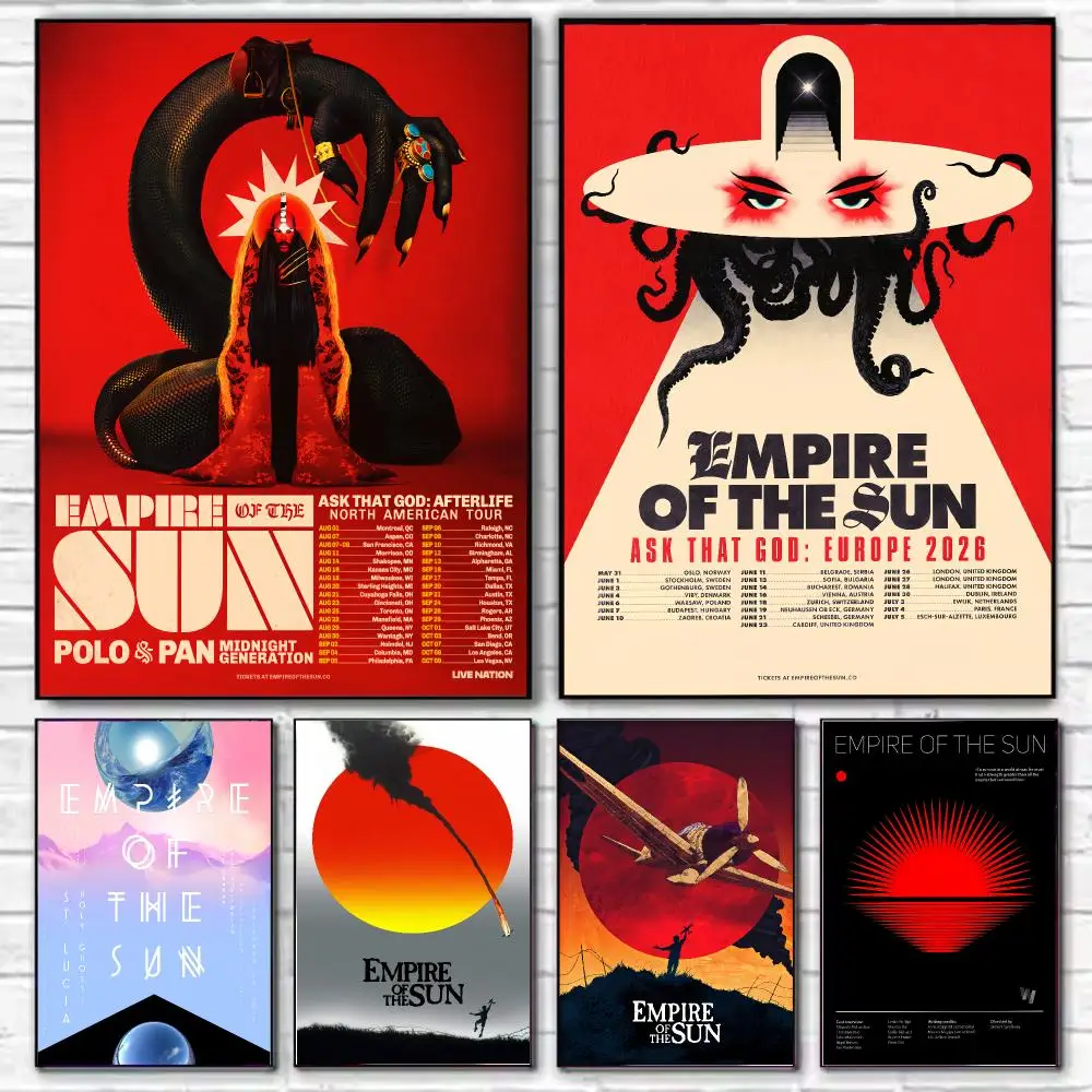 Band E-Empire of the Sun surreal pop Poster HD Decorative Wall Art for Living Room Bedroom Café Stylish Home Décor Gift