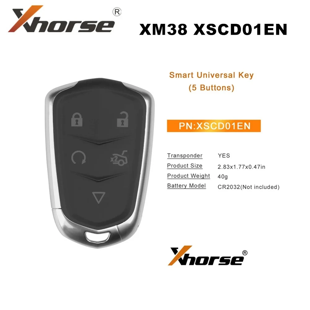 Xhorse VVDI XS seria Smart klucz zdalny XSADJ1EN XSNIS2EN XSJP01EN XSCL01EN XSKC04EN XSKC05EN angielska wersja