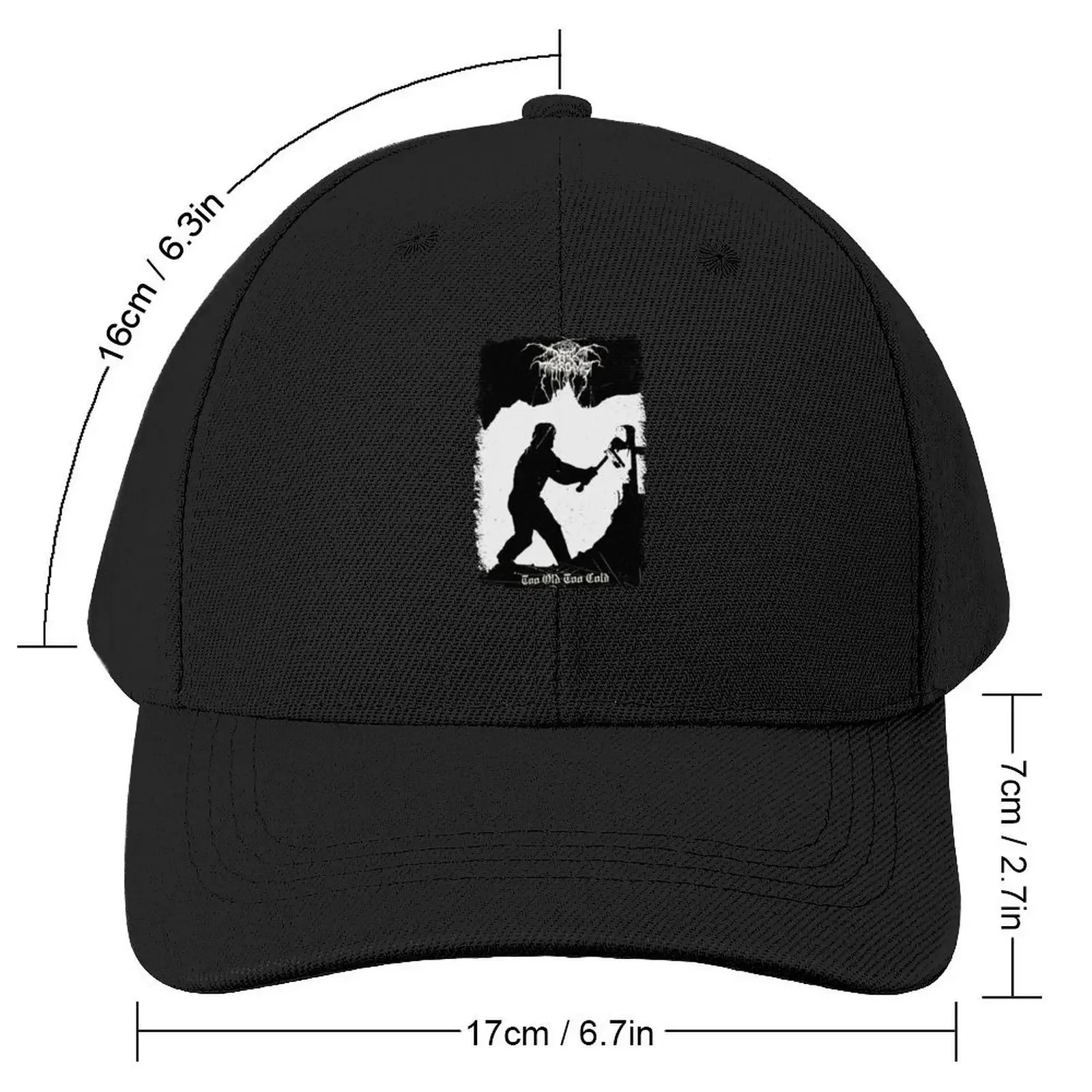 Darkthrone Baseball Cap Horse Hat custom Hat Hat Man For The Sun Baseball Cap Women's Beach Outlet 2024 Men's