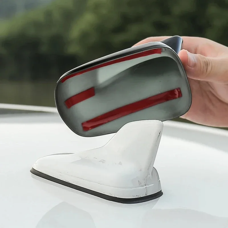 لأودي A4 A5 2017- 2020 ، Q5 2017-2024 4M ألياف الكربون ABS هوائيات سقف السيارة زعنفة القرش إشارة غطاء الكسوة الجوية ملحق