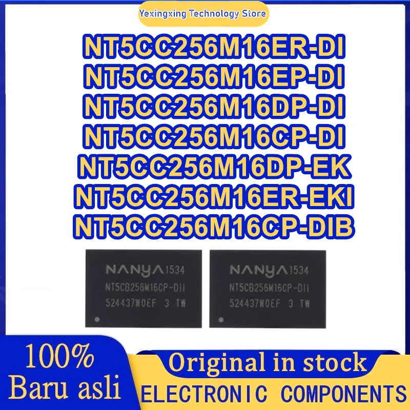 5Pcs Nt5Cc256M16Er-… - image