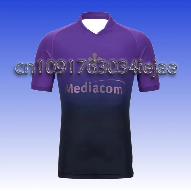 

MOTO-2025 Mens Fiorentina Fourth 3D Printing Football Shirt Youth Kids Sportwear Oversized Training Soccer Uniform Unisex Jersey