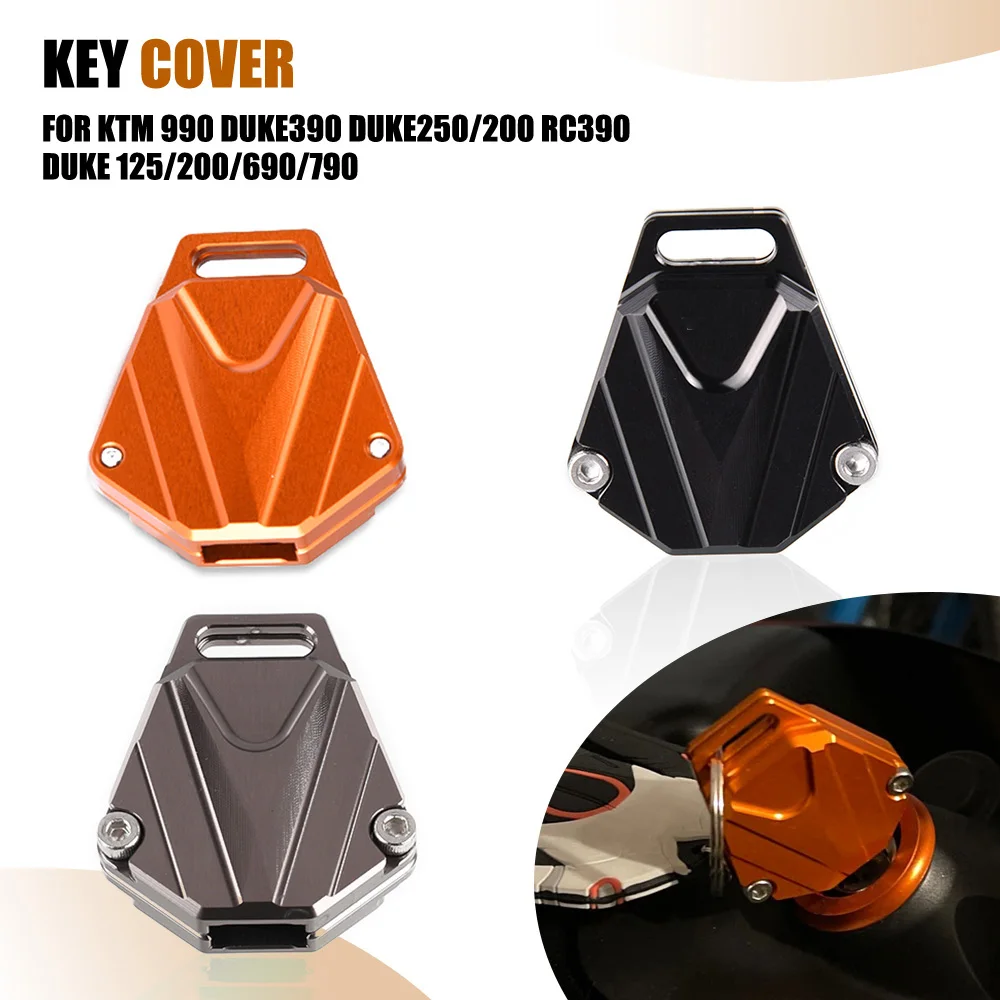 For DUKE990 DUKE390 DUKE250/200 RC390 DUKE 125/200/690/790 Key Cover Cap Motorcycle Parts Keychain Key Ring Keys Cover Protector