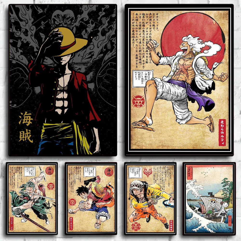 Anime Merchandise Posters - One Piece Anime Canvas Poster Creative