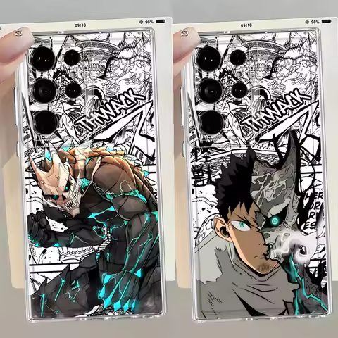 Comic Monster Kaiju No.8 Case for Samsung Galaxy Note 20 Ultra 10 S23 Ultra S24 S21 S20 Plus S25 Edge S22 FE Soft Phone Cover