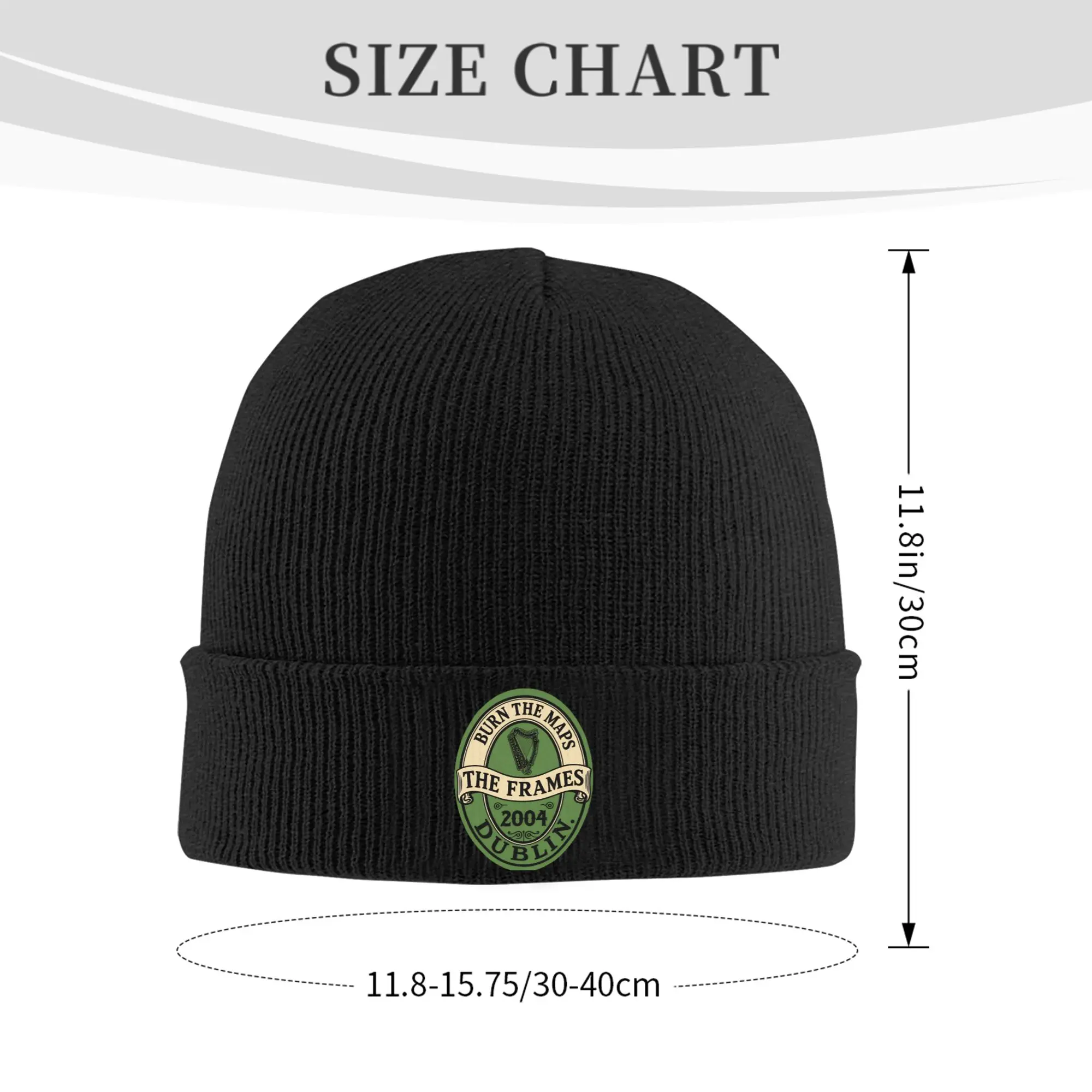 The Frames - Burn The Maps  Merch Warm Beanie For Men Women Knitted Skull Cap  Bonnet Knit Hat