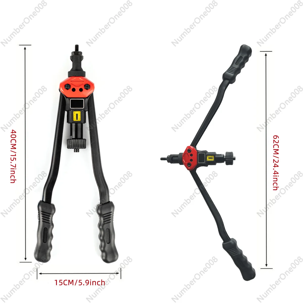 مزدوج دليل جوزة برْشام بندقية 16 بوصة رسم غطاء بندقية BT607 التثبيت بندقية التثبيت الجوز أداة #3