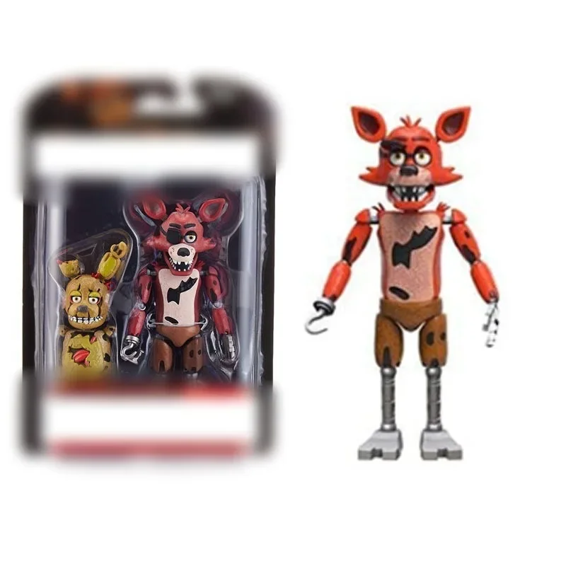 15cm FNAFs Figures Freddy Bonnie Foxy Chica Fazbear Bear Action Figure Nightmare Fredbear Dolls Collection PVC Model