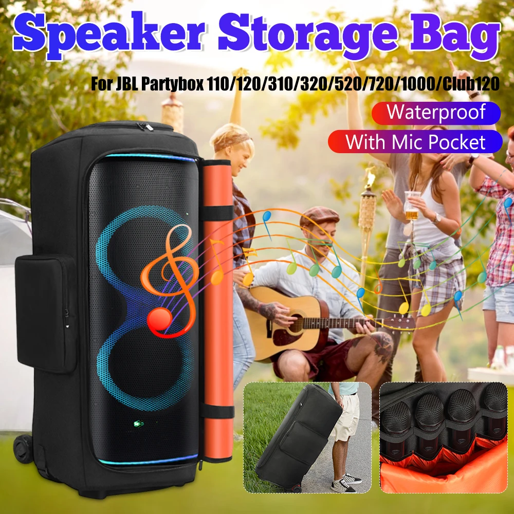 

Speaker Case Compatible with JBL PartyBox 720 Portable Speaker Dust Cover Storage Bag for JBL PartyBox 720 for Outdoor Travel ﻿