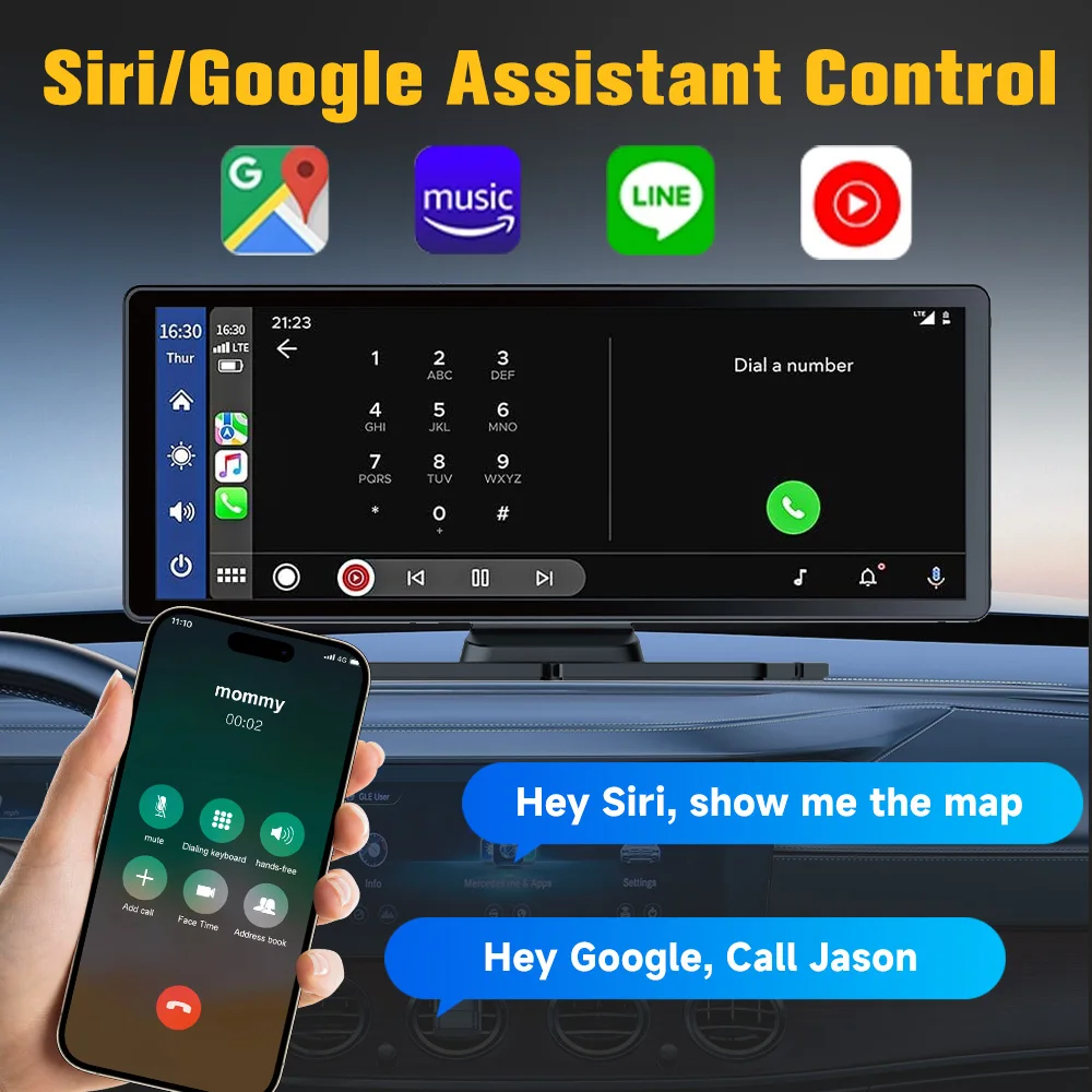 مشغل سيارة محمول BEPOCAM مقاس 8.1 بوصة Mirrorlink BT FM WIFI GPS ملاحة سيارة ستيريو لاسلكي Carplay IOS أندرويد وسائط متعددة للسيارات