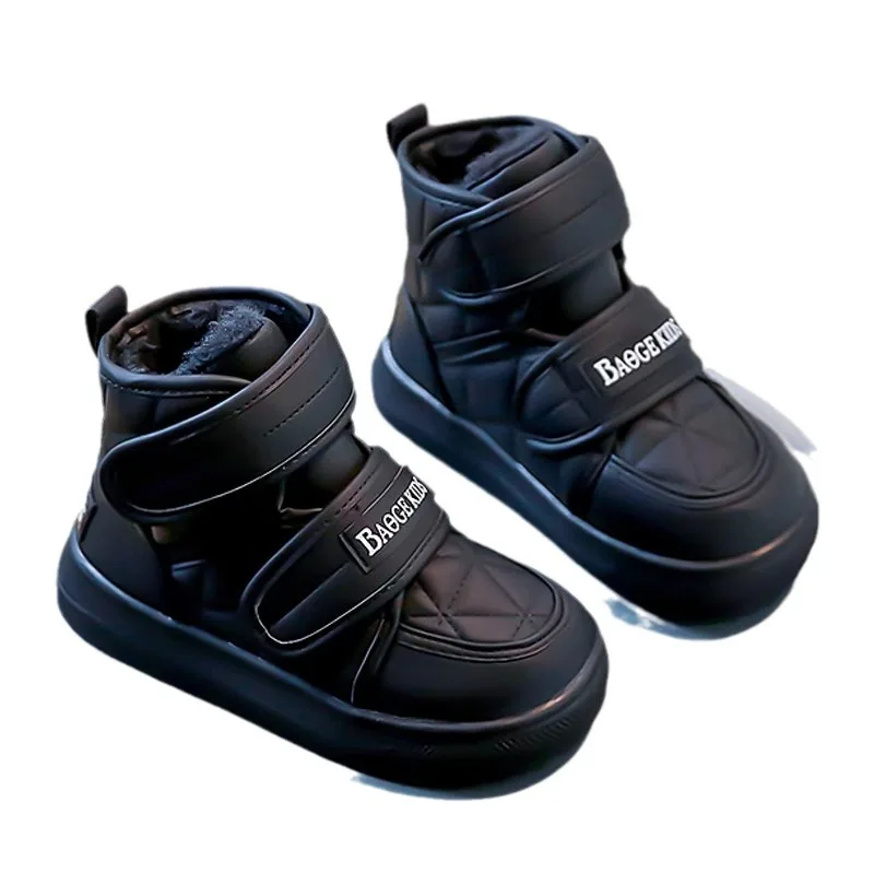 أحذية الأطفال 2025 شتاء جديد للأولاد أحذية غير رسمية سميكة سميكة دافئة للفتيات أحذية الثلوج المضادة للانزلاق 4-15 سنة مريحة #3