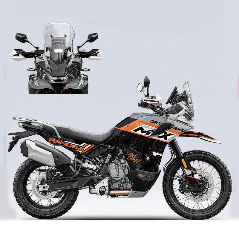 Motorcycle Modification Personalized Body Protection Sticker Decorative Pull Flower Sticker FOR CFMOTO 1000MT-X 1000MTX 1000MT X